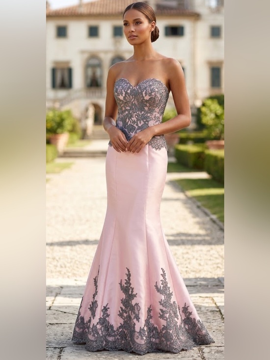 Montage by Mon Cheri Dresses & Skirts - Brand new Montage by Mon Cheri Mikado trumpet strapless Gown